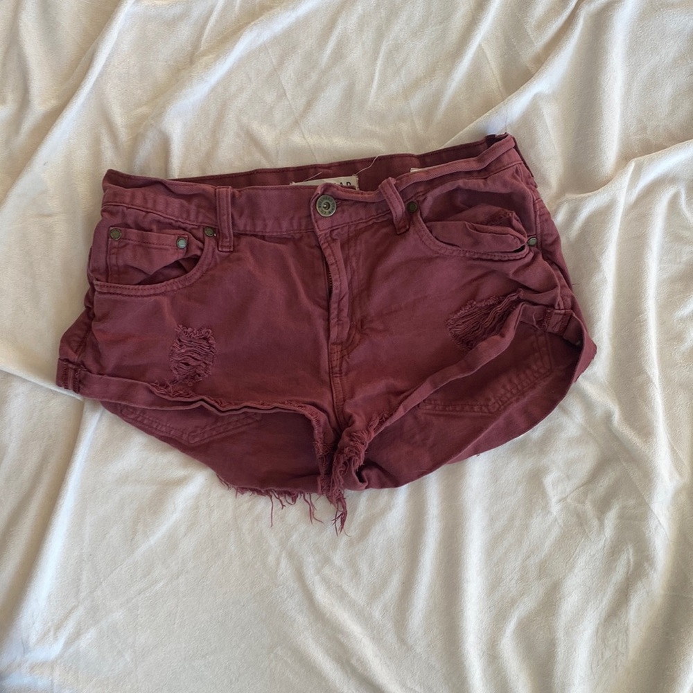 Bullhead Reddish Orange Shorts